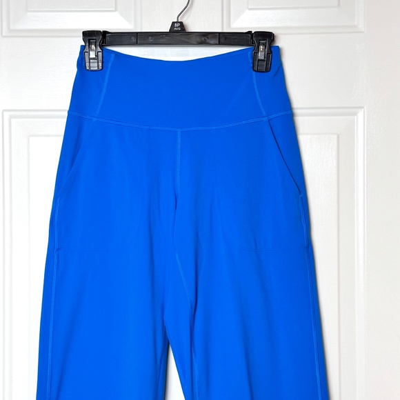 Lululemon Align High-Rise Wide-Leg Cropped Pants in Blue. EUC Size 6 - Picture 3 of 11